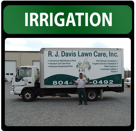 Staff member and irrigation services in Ashland, VA.